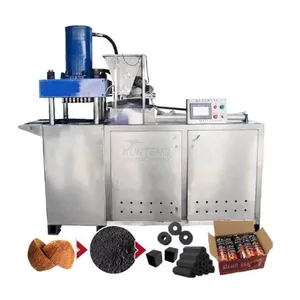 Coconut Charcoal Making Machine for Hookah Square Shape Shisha Hookah Charcoal Machine Briquetting Machine EPC thumbnail-1