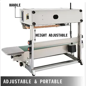 Portable Plastic Bag Sealer Plastic Paper Bag Continuous Sealer Sealing Machine thumbnail-3
