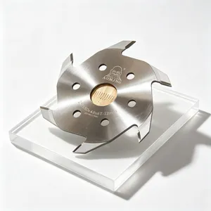 Finger Joint Cutter 250mm 6T Carbide Tipped 75Cr1 for Wood Jointing Woodworking - AOMJNG thumbnail-1