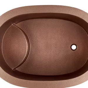 Handmade Pure Copper Bathtubs, Factory Direct Supply, Multiple Types, Customizable Bathtubs thumbnail-2