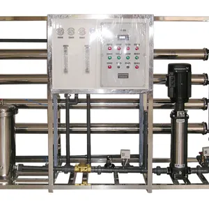 Stainless Steel 380V Power PLC Control 2000LPH RO System for Pure Drinking Water Machine thumbnail-1