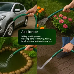 Hot Sale 1/2 Inch Kink-Twist-Free Non-Expanding Lightweight High Pressure PVC Garden Hose thumbnail-3