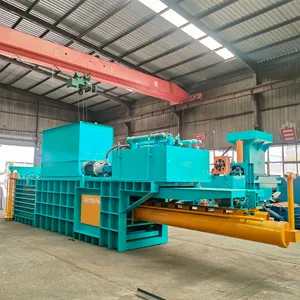 100Ton Horizontal Hydraulic Textile Baler Waste Cloth Used Clothes Sponge Fiber Compressing Packing Machine thumbnail-3