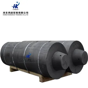 Graphite Electrode UHP HP RP for Electric Arc Furnace Steel Making Factory Supply thumbnail-1