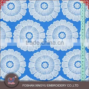 OEM Custom Shaped Embroidery Collar Design Cotton Chiffon Lace Decorative Trim for Dress thumbnail-1