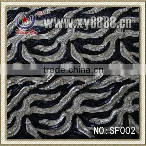 Shining Sequin as Mesh Embroidery Fabric thumbnail-1