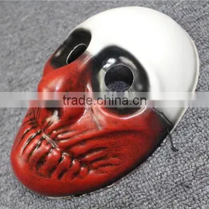 2016 High Imitation PVC New Year Mask Payday 2 Mask (Dallas /Chains /Hoxton / Wolf) Dallas Heist Joker Props Cosplay Mask thumbnail-4
