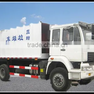 2015 New Style Hot Sale JHL5162ZYS 12CBM Compressed Garbage Truck Dimensions for Sale Made in China thumbnail-1