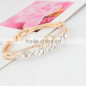 Wedding Jewelry Stainless Steel Love Heart Bangles Bracelet For Wife thumbnail-3