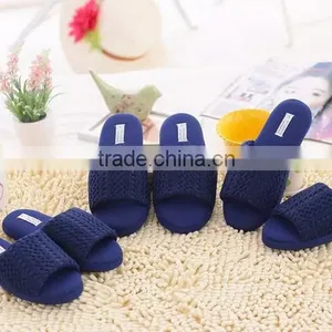 Hot Selling 2015 Terry Towelling Fish Mouth Slippers Simple Design Indoor Slippers thumbnail-2