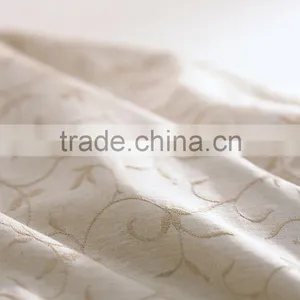 100% Cotton Jacquard Fabric White thumbnail-1