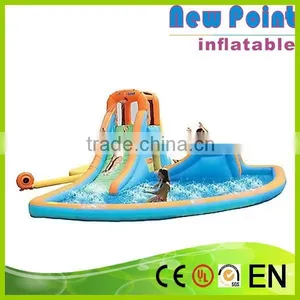 New Point Cheap Inflatable Double Water Slides, Water Slide for Inflatable Pool thumbnail-1