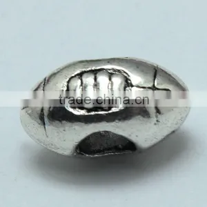 Lead Free Nickle Free Zinc Alloy Pdora Eyes Shape Jewelry Hole Beads for Bracelets and Necklaces thumbnail-2