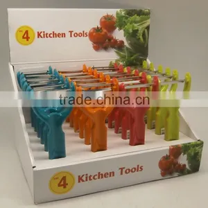 FLAT COLORFUL HANDLE KITCHEN GADGET, KITCHEN ACCESSORIES WITH DISPLAY BOX thumbnail-1