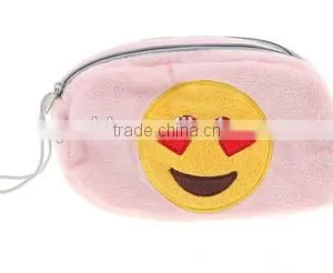 Cheap Emoji Pencil Case for Free Sample/hot Saling Plush Emoji Pencil Case thumbnail-1