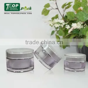 Wholesale 80g Cosmetic Packaging Clear Round Acrylic Containers thumbnail-1