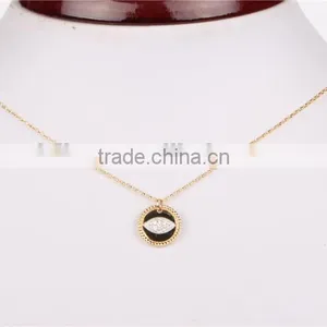 Cheap Jewellry Eyes Shape Pendant Small 925 Silver Pendant With Black and White Enamel Pendant thumbnail-3