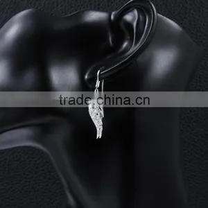 2015 Charming Feather Shape Fashion Gold Earring Designs New Model Earrings thumbnail-6