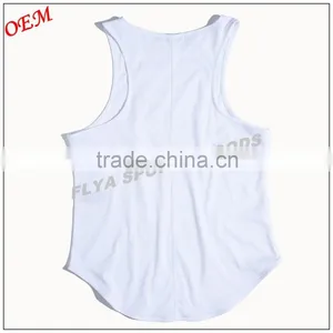 95% Polyester/5% Spandex Custom Spandex High Neck Blank Wide Racerback Jersey Tank Top thumbnail-5