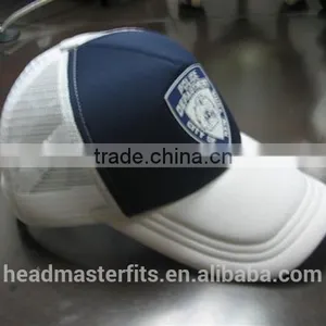 Printed Logo Short Brill Plain Baseball Caps Mesh Kids Trucker Cap Foam Hat thumbnail-3