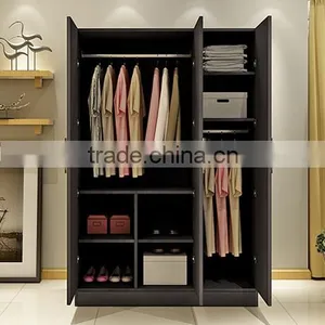 Bedroom Wooden Cloth Wardrobe Design Pictures With Swing Door (SZ-WDT002) thumbnail-5