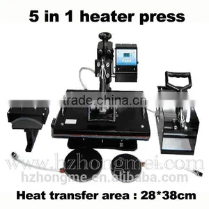 10% Discount Manual Combo Heat Press Sublimation Machine Printing 5 IN 1 thumbnail-1