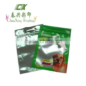 Three Sides Sealed Plastic Zipper Bag for Pet Food thumbnail-1