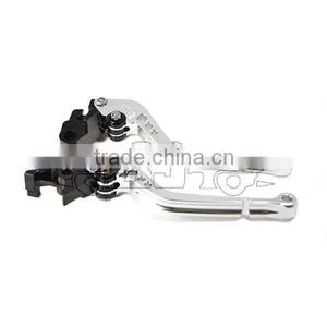 BJ-LS-003 Sliver Cnc Adjustable Motorcycle Pulsar 220 Brake Clutch Lever thumbnail-4