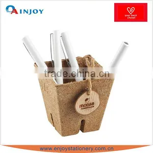 Recycled Craft Paper Custom Pen Holder thumbnail-1