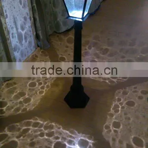 Outdoor Black Solar LED Post Lamp thumbnail-2