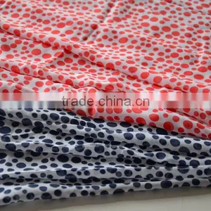 Dot Printing Polyester 150D Chiffon Fabric thumbnail-1
