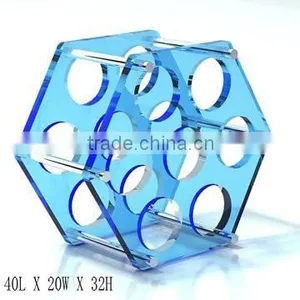 GH-RZ258 Shenzhen Guihe Factory Direct Sale Cheap Acrylic Wine Display Rack Wholesale Bottle Rack / Holder thumbnail-6