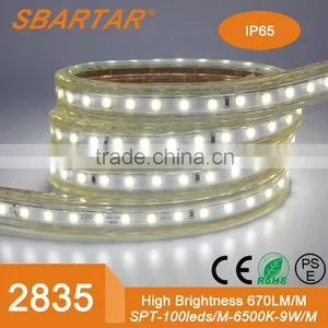6W/M Led Epistar Chip 328ft 100M Flexible Waterproof Ip67 2835 Led Strip Light thumbnail-1