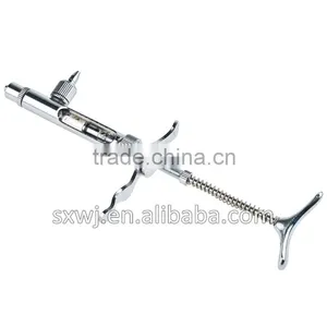 Professional Animal Veterinary Plastic Steel Veterinary Syringes With Dose Nut With High Quality thumbnail-2