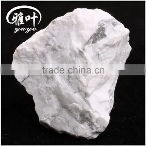Natural White Howlite Rough Gems Stones for Sale thumbnail-1