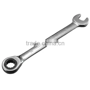 1pc Reversible Combination Stubby Ratchet Wrench Ratcheting Socket Spanner AR-76 thumbnail-3