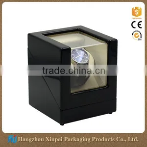 Glossy Wood Automatic Watch Winder Box thumbnail-1