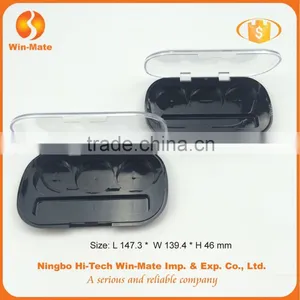 Injection Clear Lid PS Plastic 3 Color Eyeshadow Case thumbnail-3
