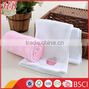 Plain Dyed Embroidered Knitted 2pcs Coral Fleece Baby Blanket thumbnail-4