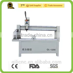 360 Degree Cylinder Engraving 1240 CNC Router With Rotary thumbnail-2
