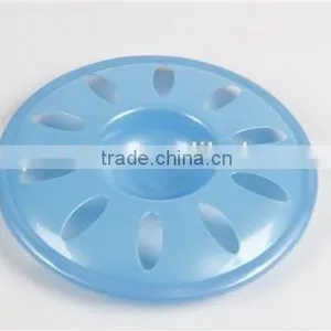 New Design Funny Plastic Frisbee Pet Training Toy Blue Color thumbnail-2