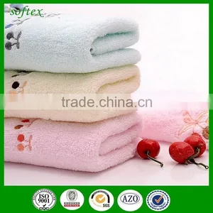 New Zero Twisted Embroidery Zero Twist Terry Cotton Towel With Artificial Cherry thumbnail-4