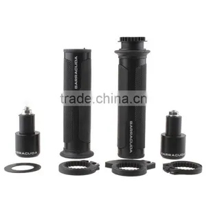 Soto Racing - Universal BARRACUDA 7/8'' 22mm CNC Aluminum Motorcycle Handle Bar CAPS / Handlebar Grips thumbnail-3