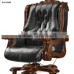 President High Back Leathe Office Chair Swivel GZH-SJ1112H Quality Choice thumbnail-1