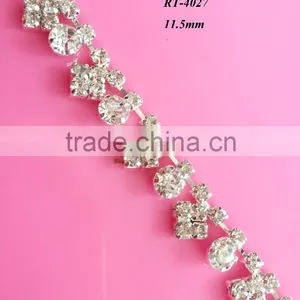 Wonderful Surprise Fashion China Wholesale Crystal Rhinestone Trimming Chain ForJewelry Decoration(RT-4027) thumbnail-1