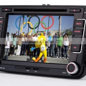 7" Car DVD/GPS Bluetooth Player For VW PASSAT CC TIGUAN Sharan EOS Caddy Jetta SEAT thumbnail-5