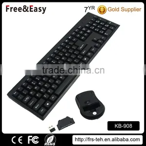 Ergonomics Style and 2.4Ghz Wireless Type Keyboard and Mouse Combo thumbnail-5