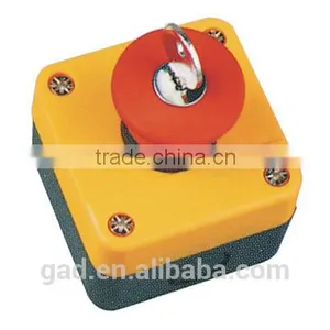 CNGAD 1 Red Mushroom Head 40mm Pushbutton Box With Key (mushroom Key Switch Box, Electronic Key Box)(GB2-J184) thumbnail-1