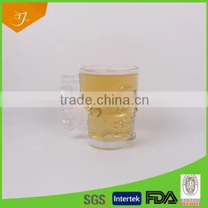 New Design Skull Glass Beer Mugs Glass Beer Mug With Handles thumbnail-1