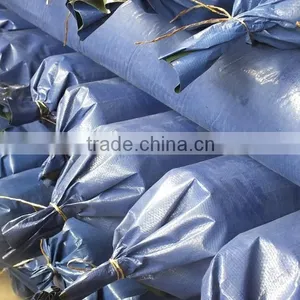 TARPAULIN IN WOVEN FABRIC COATED FABRIC HIGH TENSIBLE STRIPED HEM MAKE-TO-ORDER REINFORCED EDGE PLASTIC SHEET RAINPROOF ANTI-UV thumbnail-4